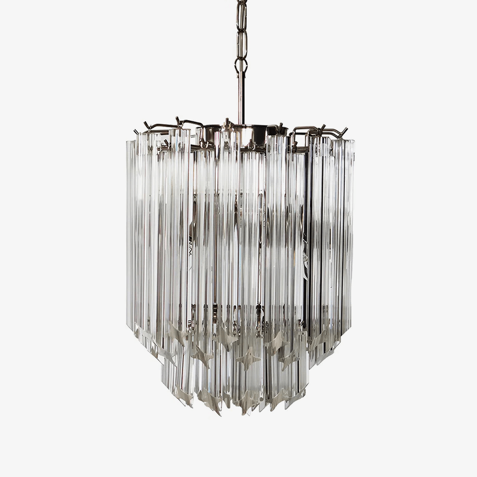 Murano Clear Glass Chandelier — Chandelier | Maison Monashee