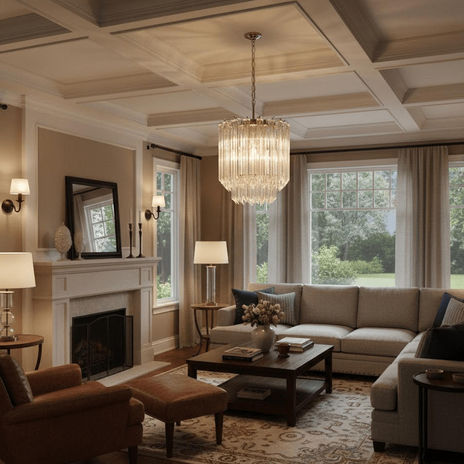 Murano Clear Glass Chandelier — Chandelier | Maison Monashee — view 3