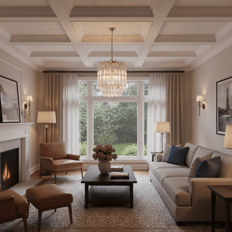 Murano Clear Glass Chandelier — Chandelier | Maison Monashee — view 4