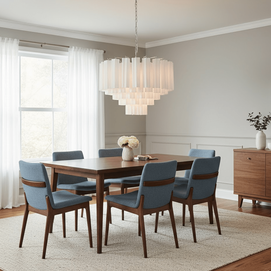 Contemporary Dining Chandelier — Chandelier | Maison Monashee — view 5