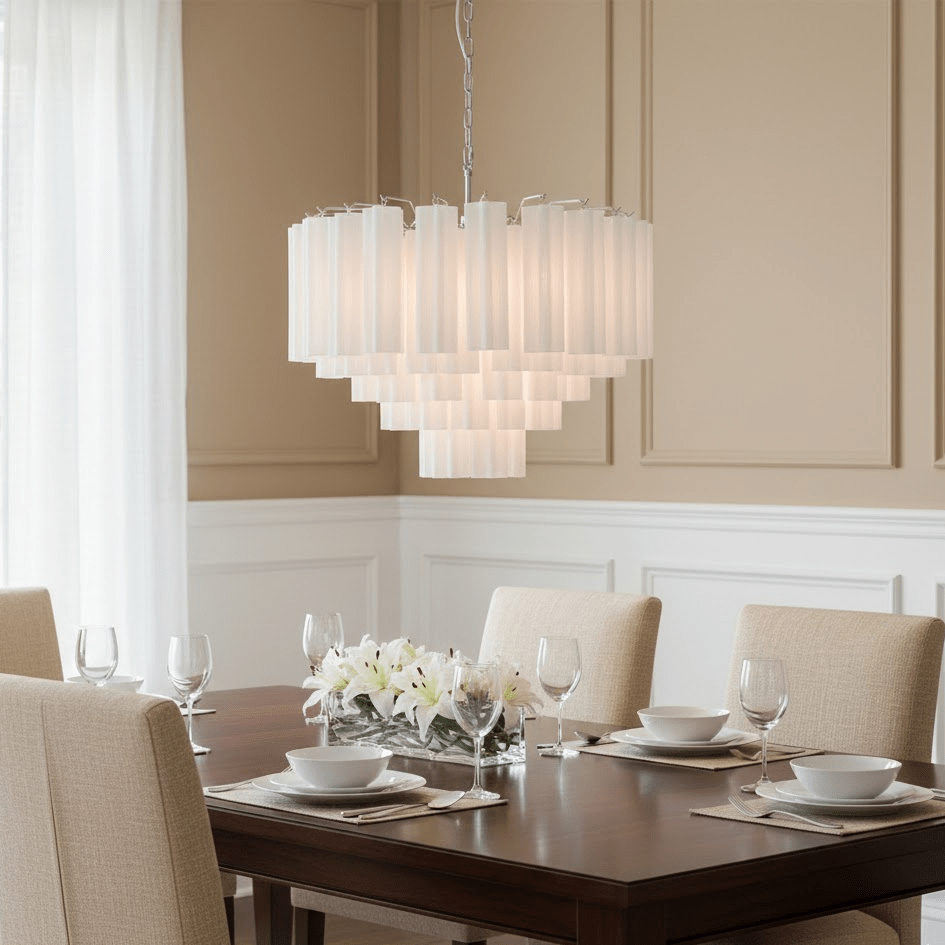 Contemporary Dining Chandelier — Chandelier | Maison Monashee — view 2