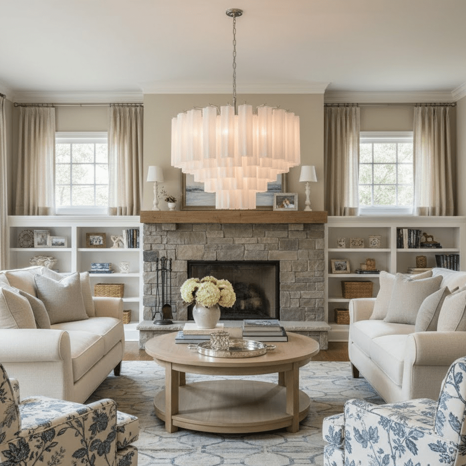 Contemporary Dining Chandelier — Chandelier | Maison Monashee — view 4
