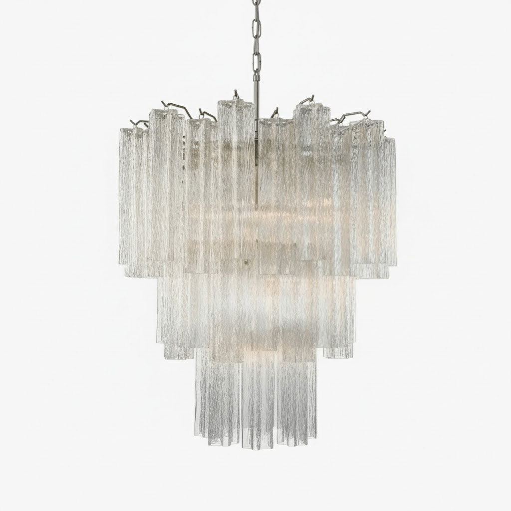 Nickel Dining Room Chandelier — Chandelier | Maison Monashee — view 5