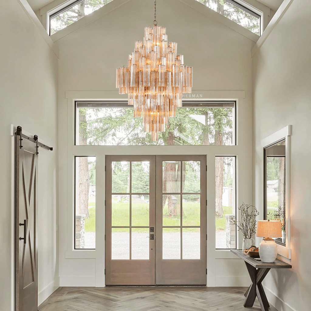 Diamond Shaped Chandelier — Chandelier | Maison Monashee — view 2