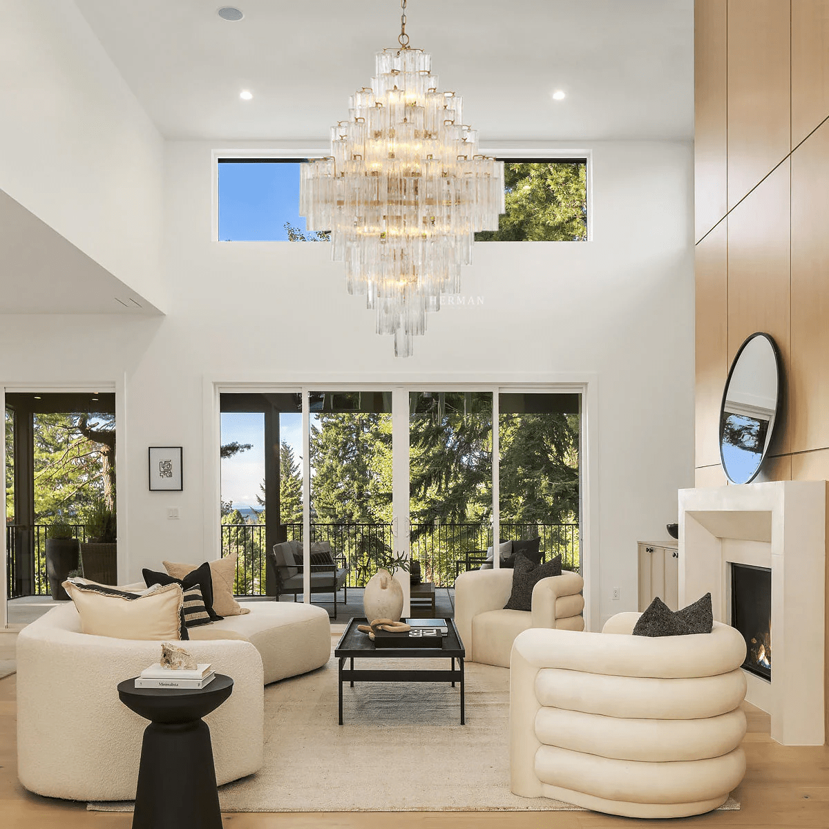 Diamond Shaped Chandelier — Chandelier | Maison Monashee — view 9