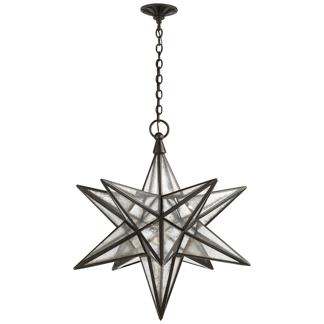 Glass Star Chandelier — Chandelier | Maison Monashee — view 19