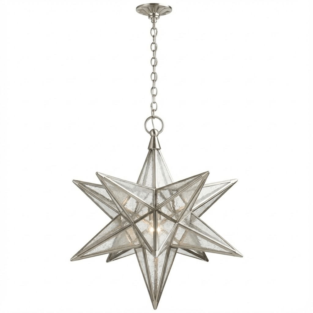 Glass Star Chandelier — Chandelier | Maison Monashee — view 21
