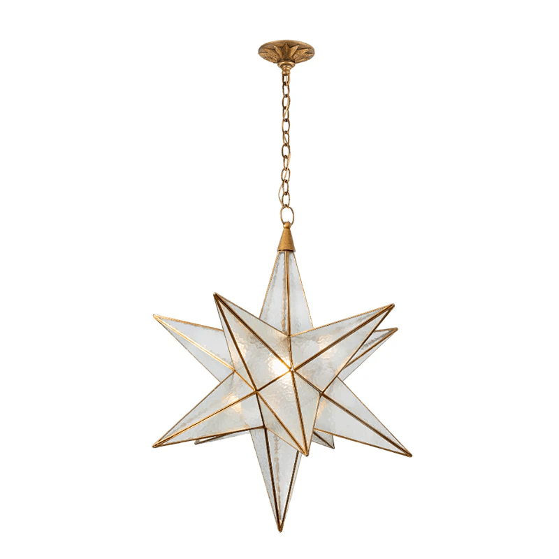 Glass Star Chandelier — Chandelier | Maison Monashee — view 22