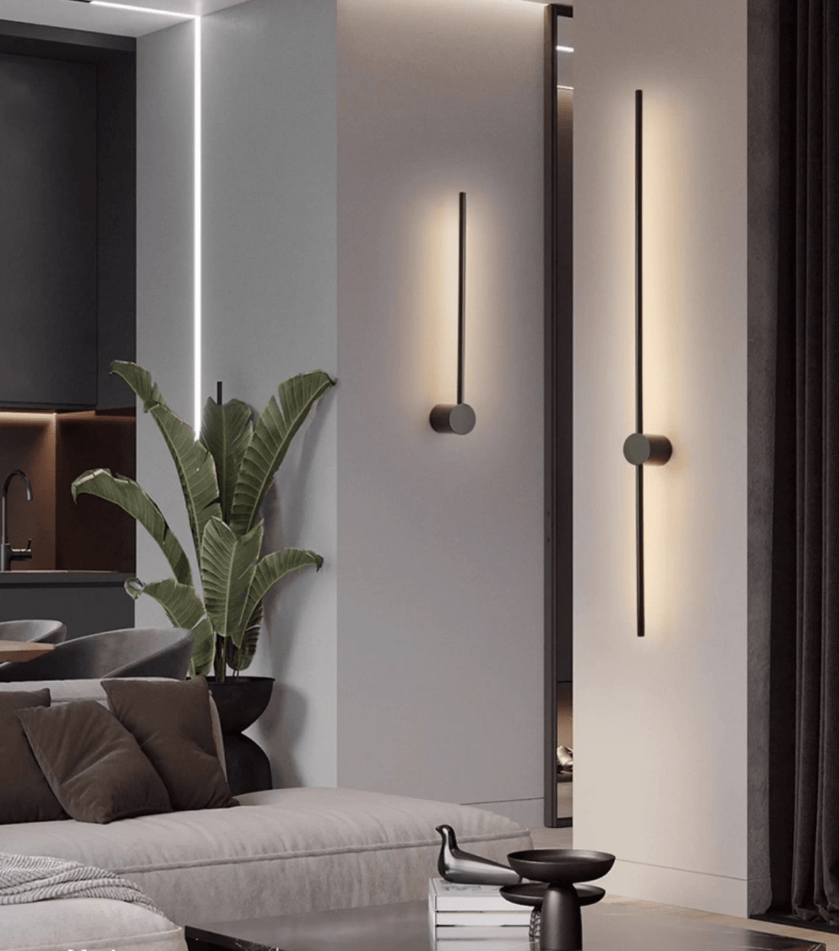 Black Wireless Wall Sconce — Wall Sconce | Maison Monashee — view 9