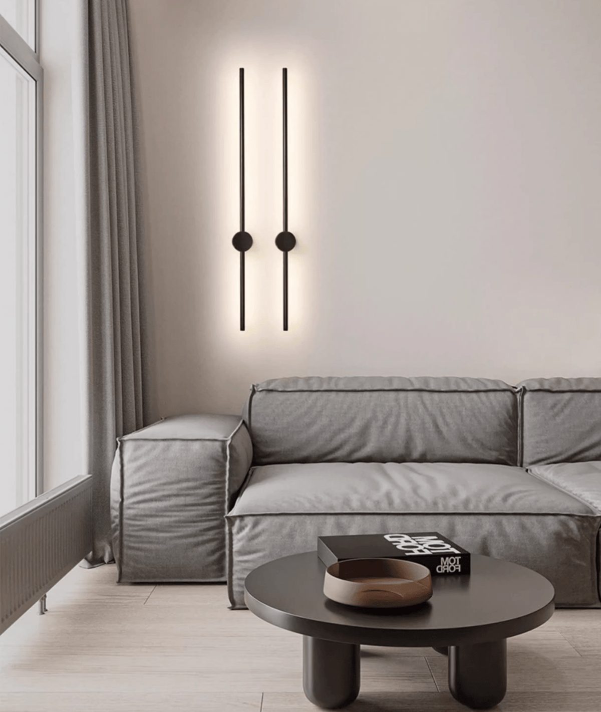 Black Wireless Wall Sconce — Wall Sconce | Maison Monashee — view 17