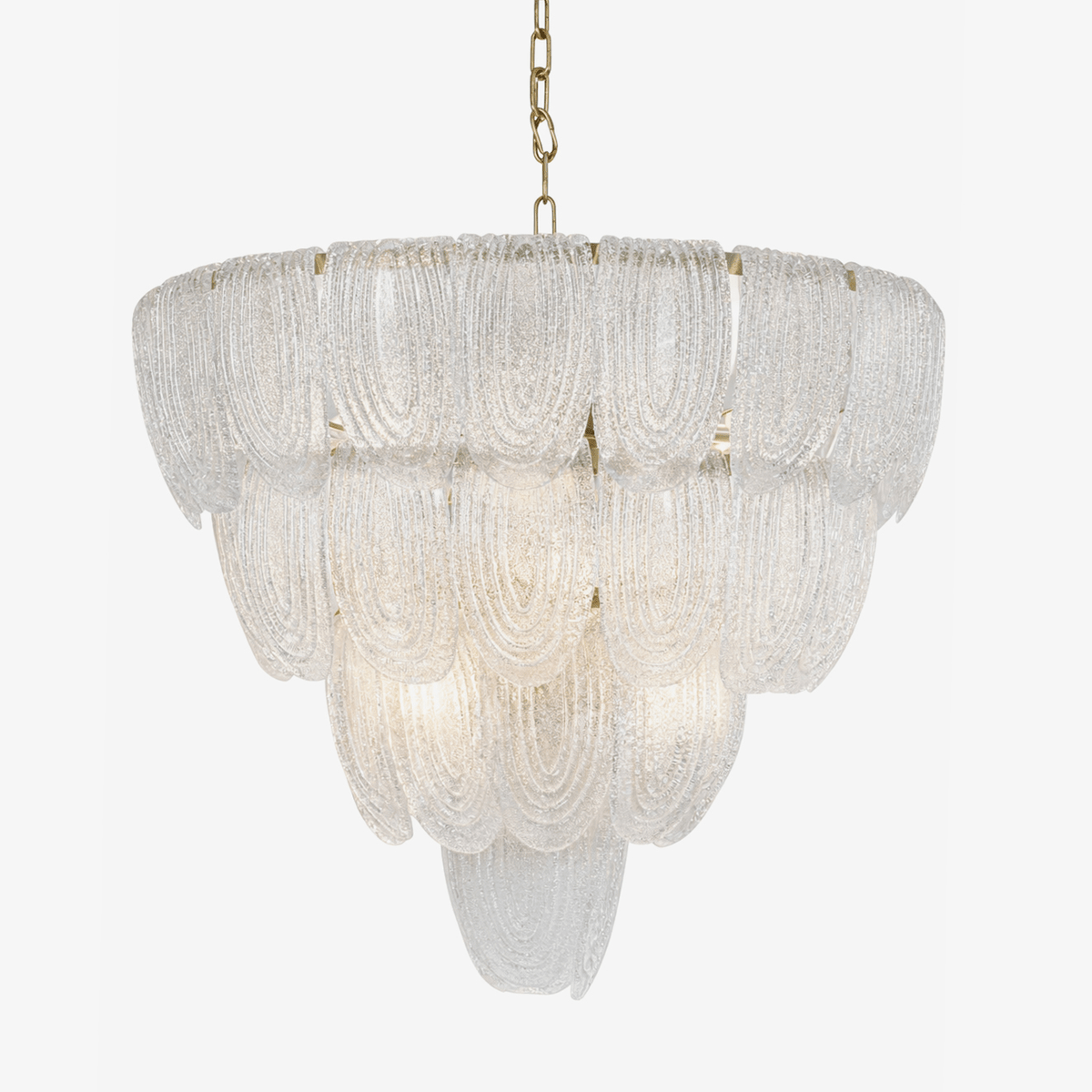 Brushed Gold Dining Room Chandelier — Chandelier | Maison Monashee — view 18