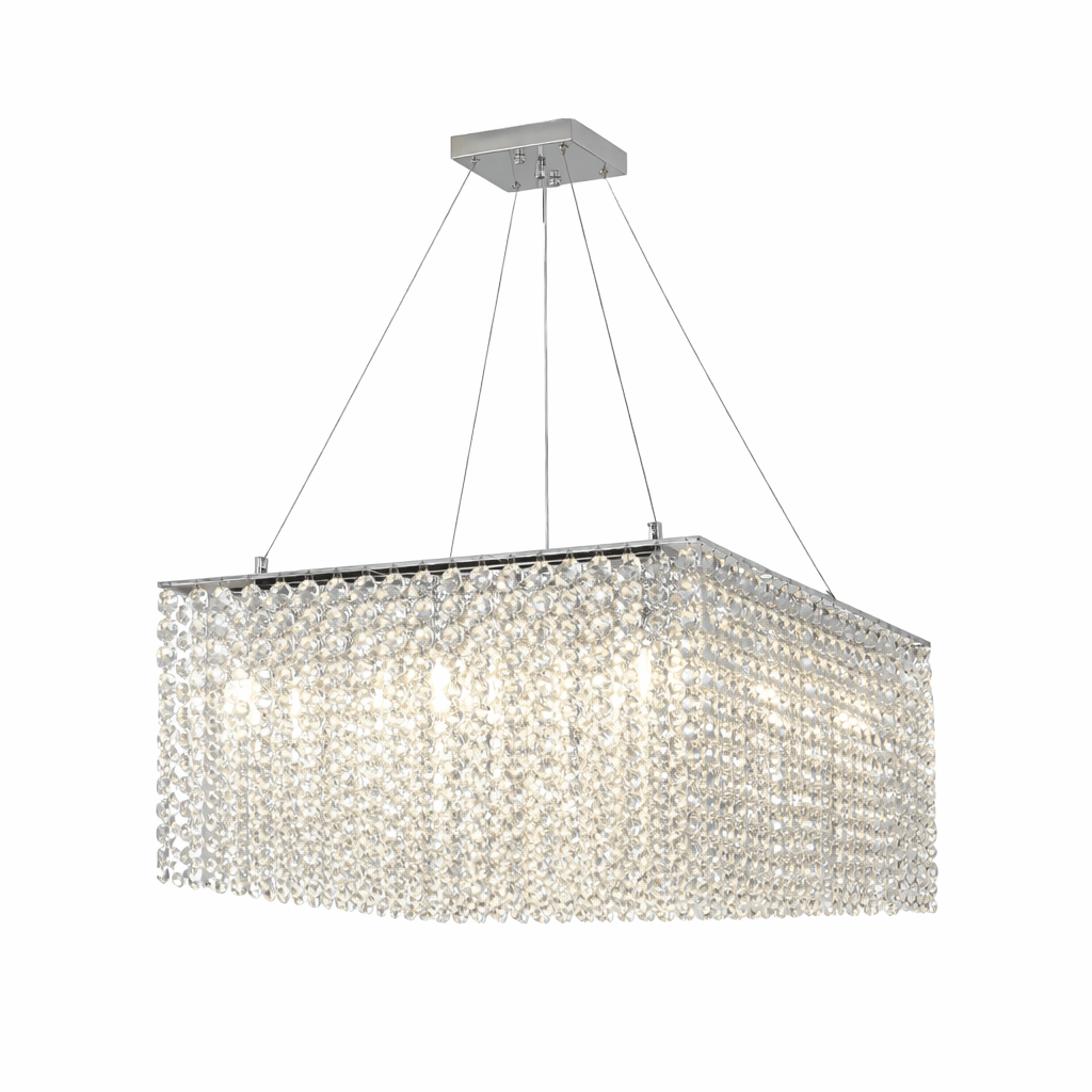 Crystal Pendant Chandelier Lighting — Chandelier | Maison Monashee — view 30