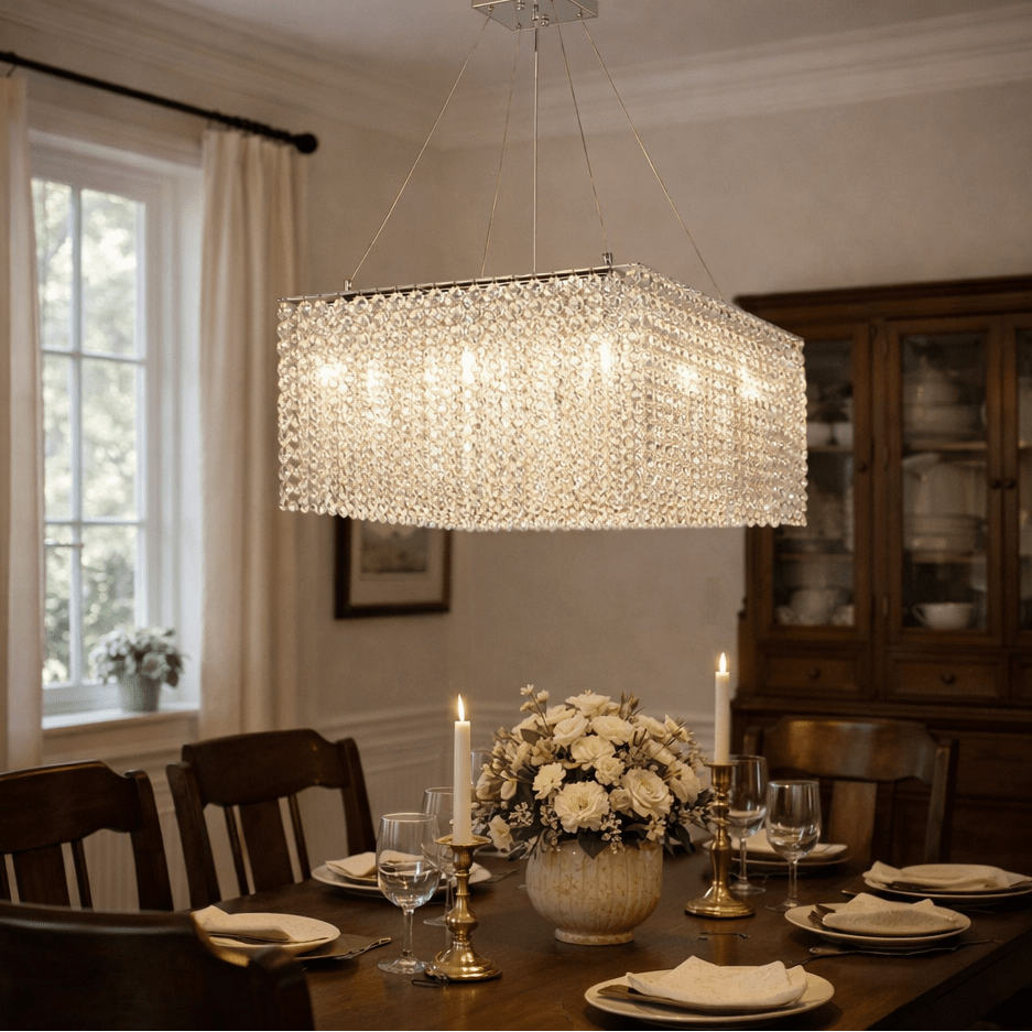 Crystal Pendant Chandelier Lighting — Chandelier | Maison Monashee — view 2