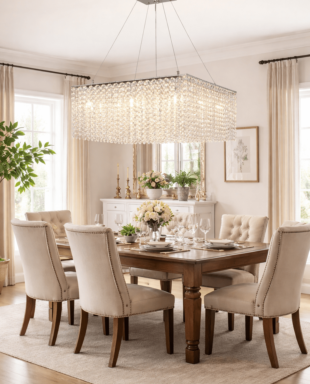 Crystal Pendant Chandelier Lighting — Chandelier | Maison Monashee — view 7