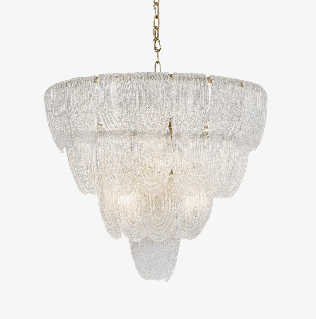 Brushed Gold Dining Room Chandelier — Chandelier | Maison Monashee