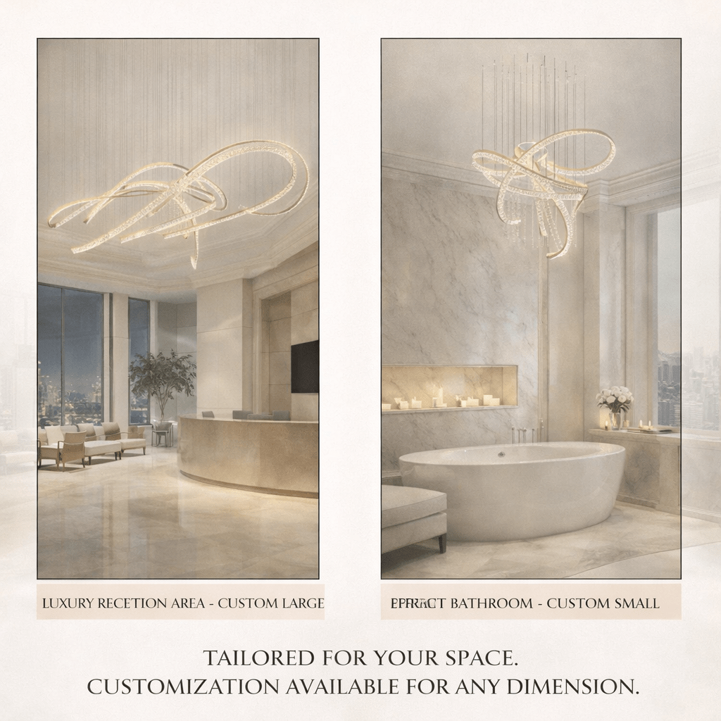 Glass Crystal Chandelier — Chandelier | Maison Monashee — view 30