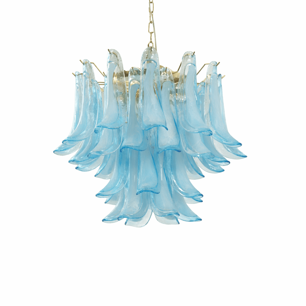 Aqua Glass Chandelier — Chandelier | Maison Monashee — view 8