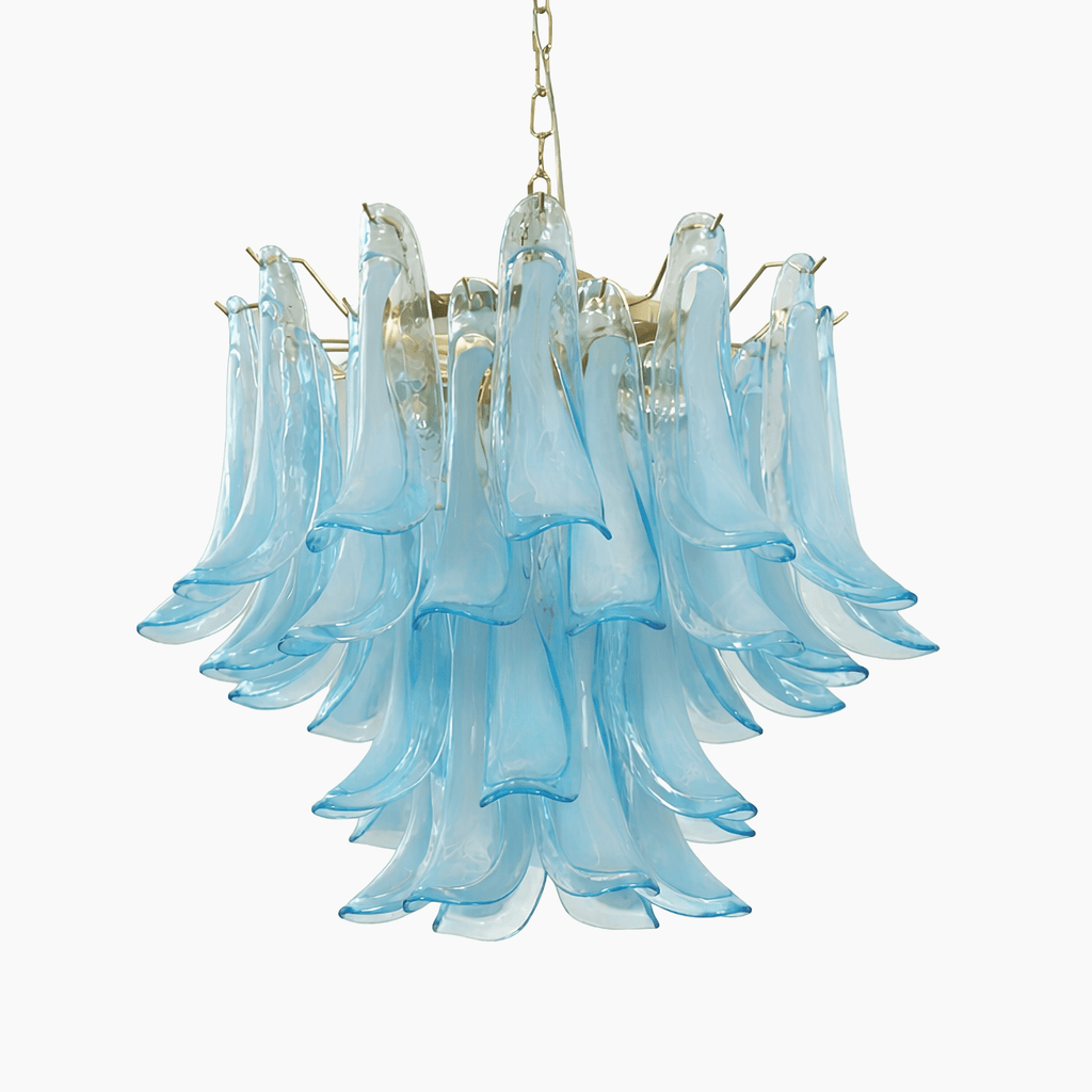 Aqua Glass Chandelier — Chandelier | Maison Monashee — view 10