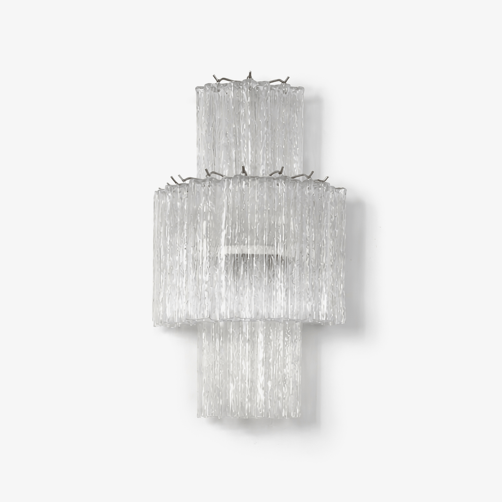 Textured Glass Wall Light — Wall Sconce | Maison Monashee