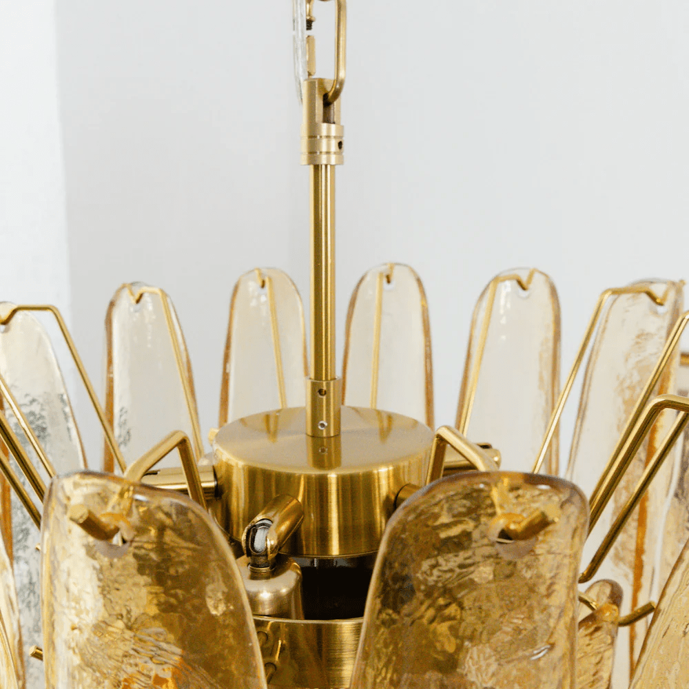 Organic Glass Chandelier — Chandelier | Maison Monashee — view 13