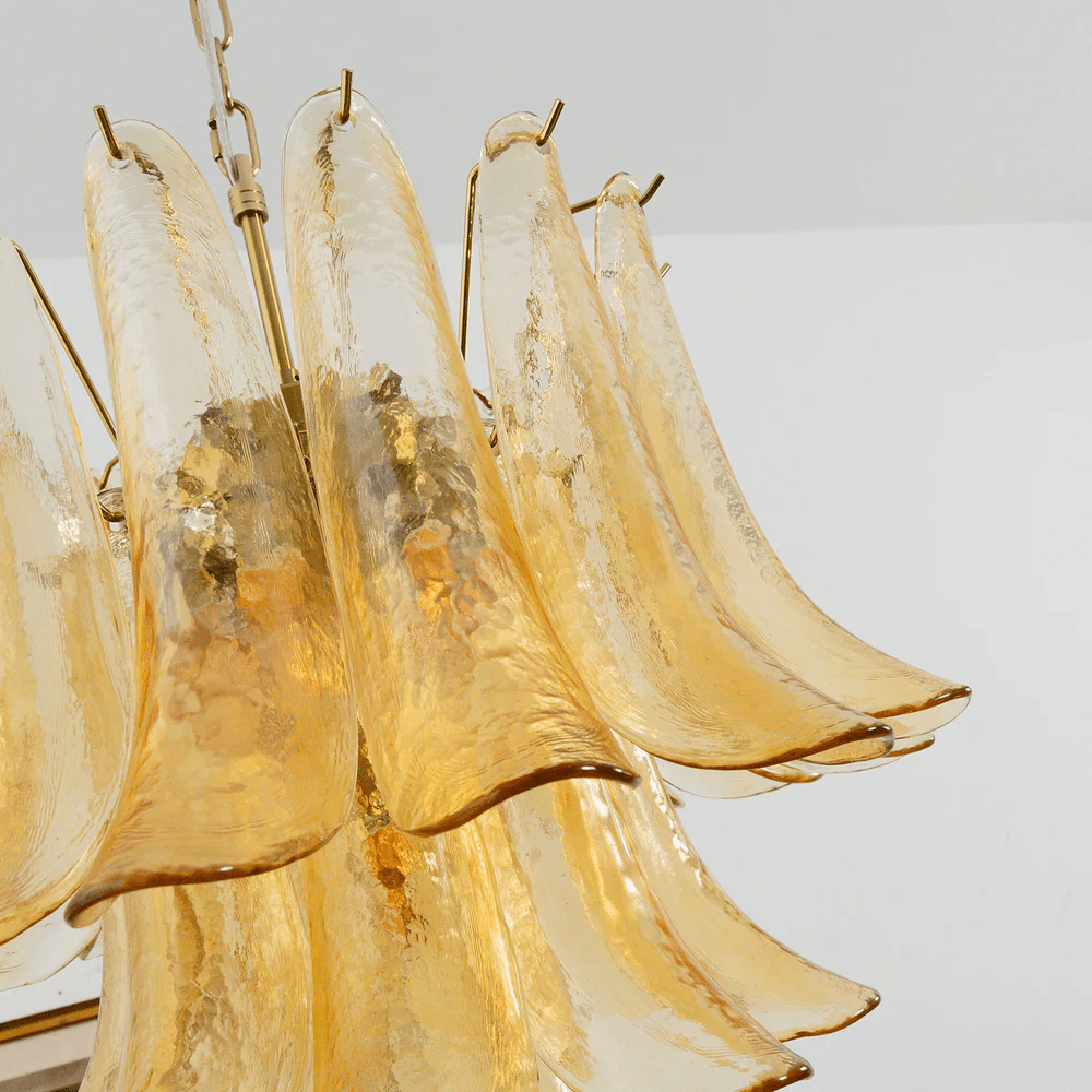 Organic Glass Chandelier — Chandelier | Maison Monashee — view 14