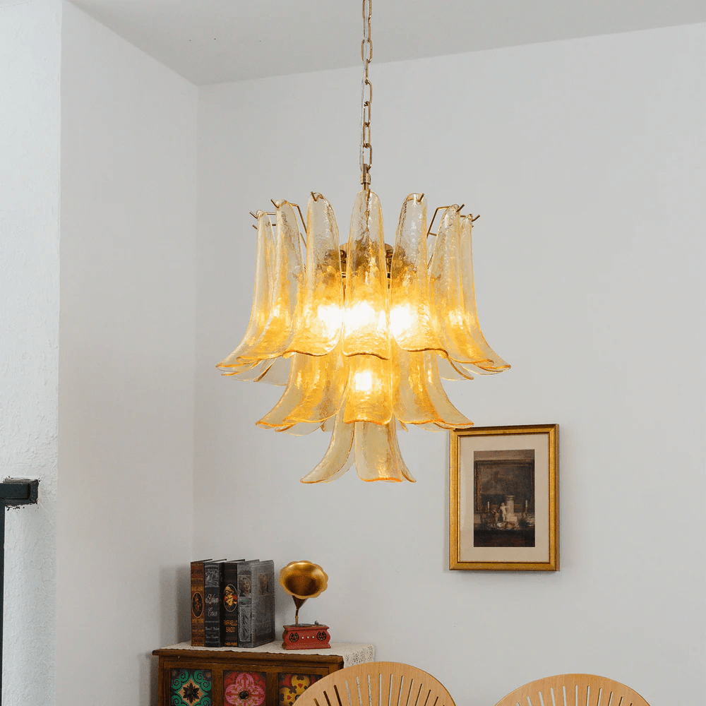 Organic Glass Chandelier — Chandelier | Maison Monashee — view 17