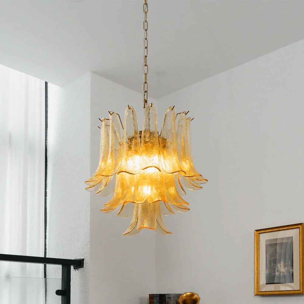 Organic Glass Chandelier — Chandelier | Maison Monashee — view 18