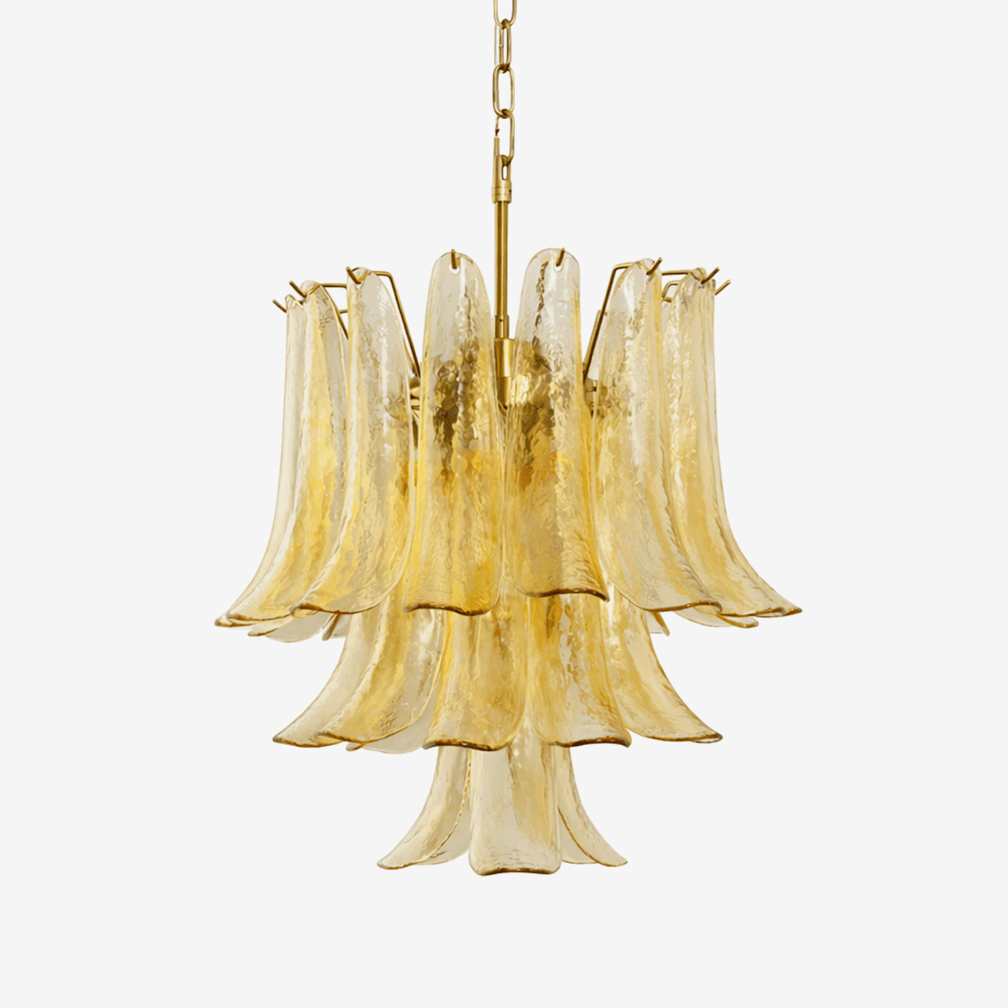 Organic Glass Chandelier — Chandelier | Maison Monashee — view 20
