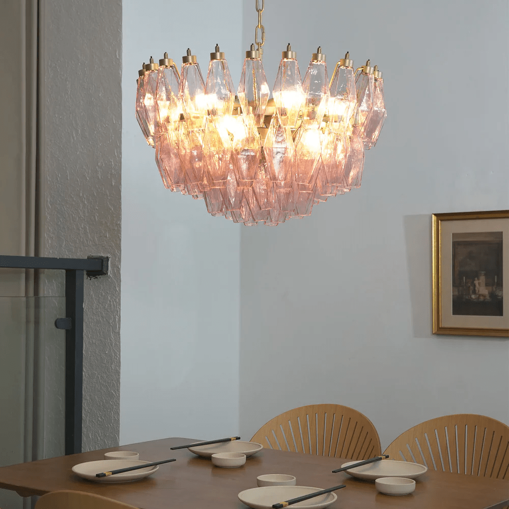 Cut Glass Chandelier — Chandelier | Maison Monashee — view 9