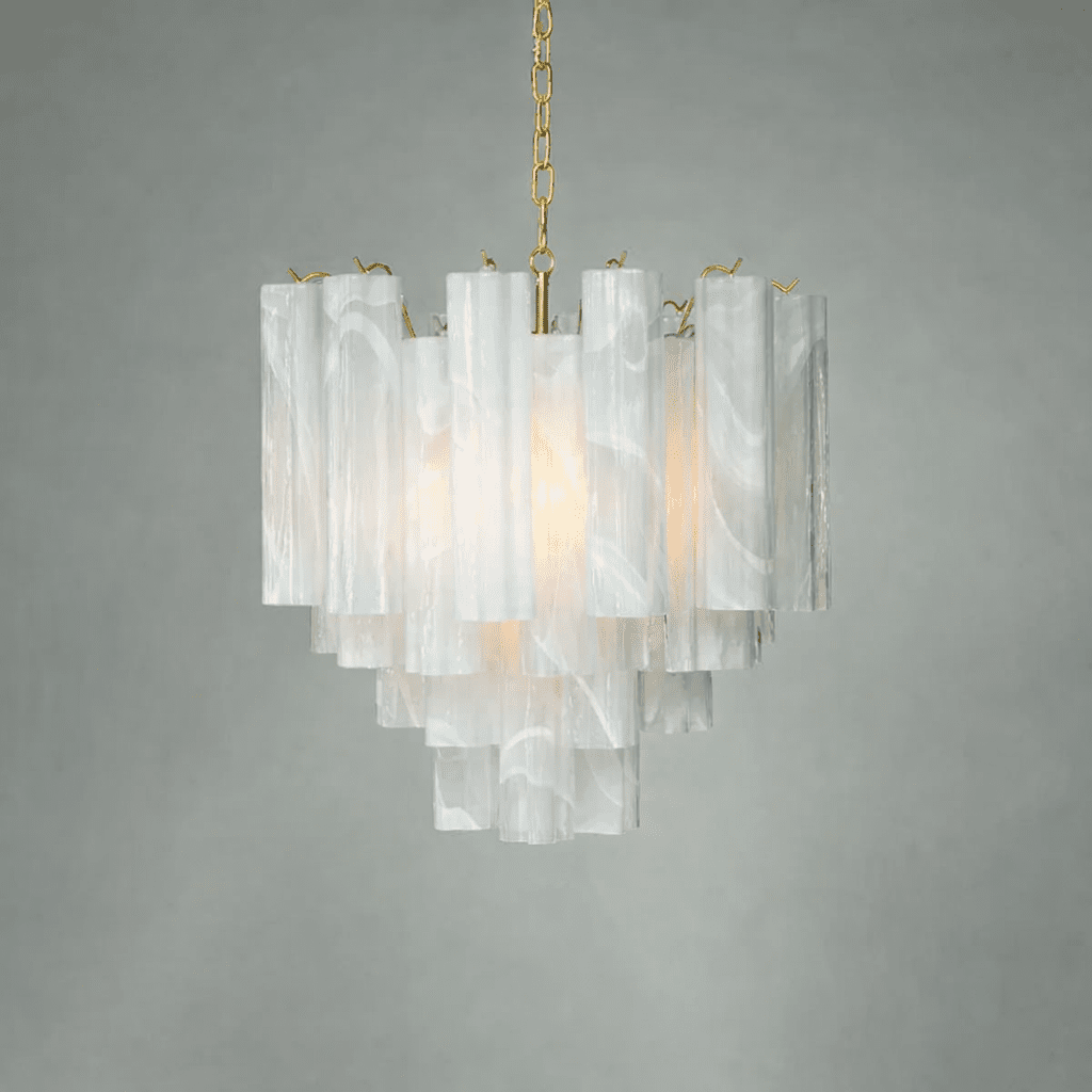 Art Deco Murano Glass Chandelier — Chandelier | Maison Monashee — view 37