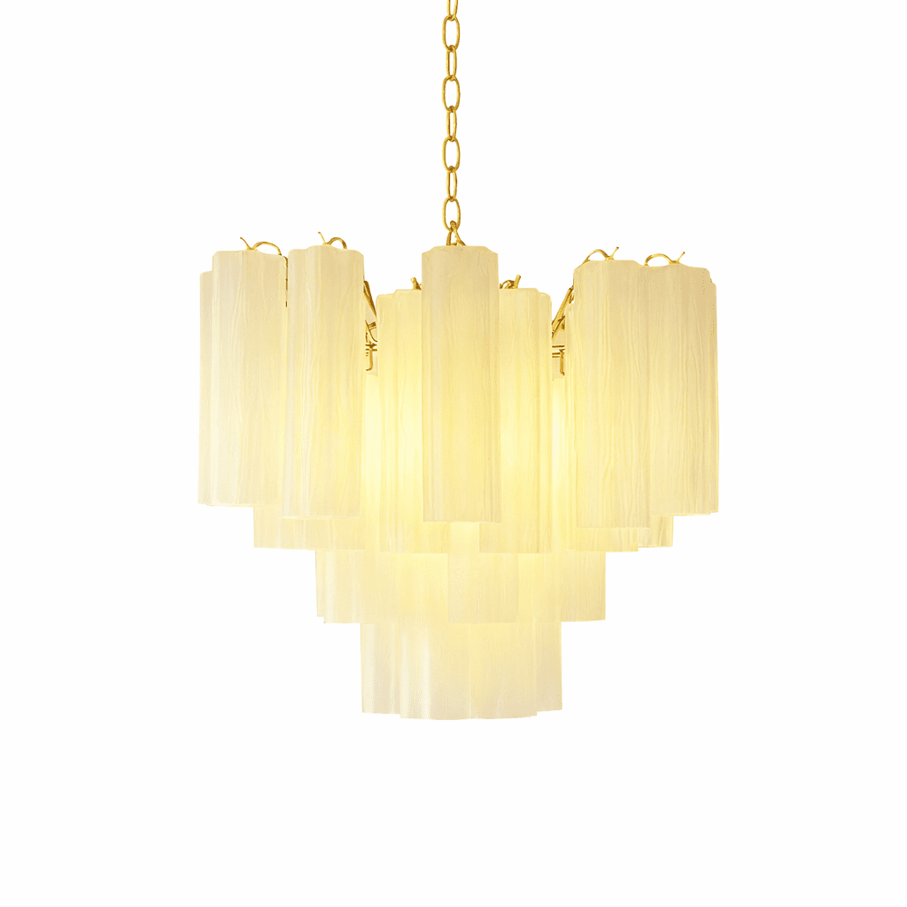 Art Deco Murano Glass Chandelier — Chandelier | Maison Monashee — view 42