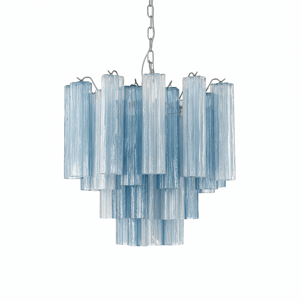 Art Deco Murano Glass Chandelier — Chandelier | Maison Monashee — view 43