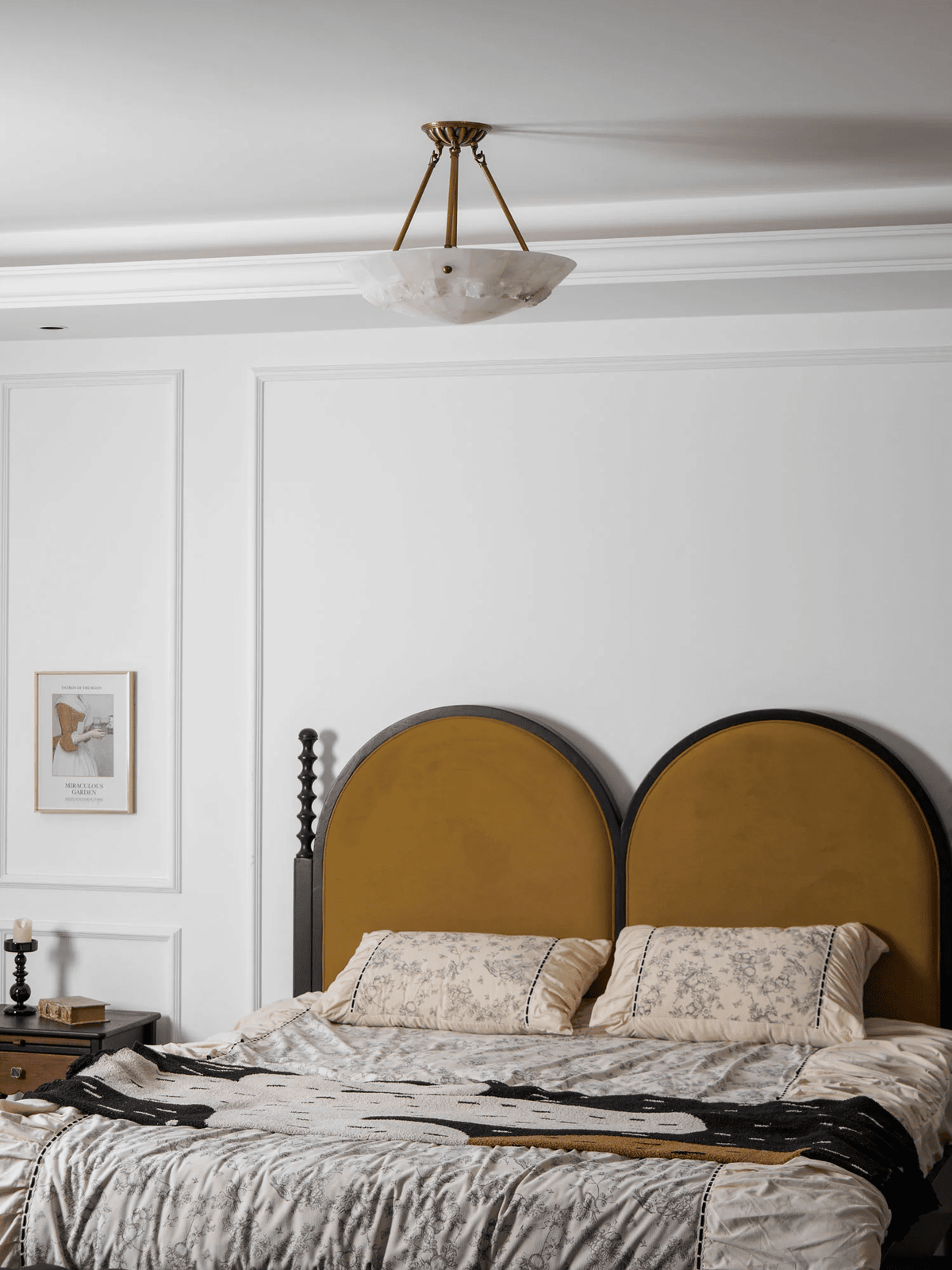 Antique Brass Ceiling Light Flush — Ceiling Light | Maison Monashee — view 8