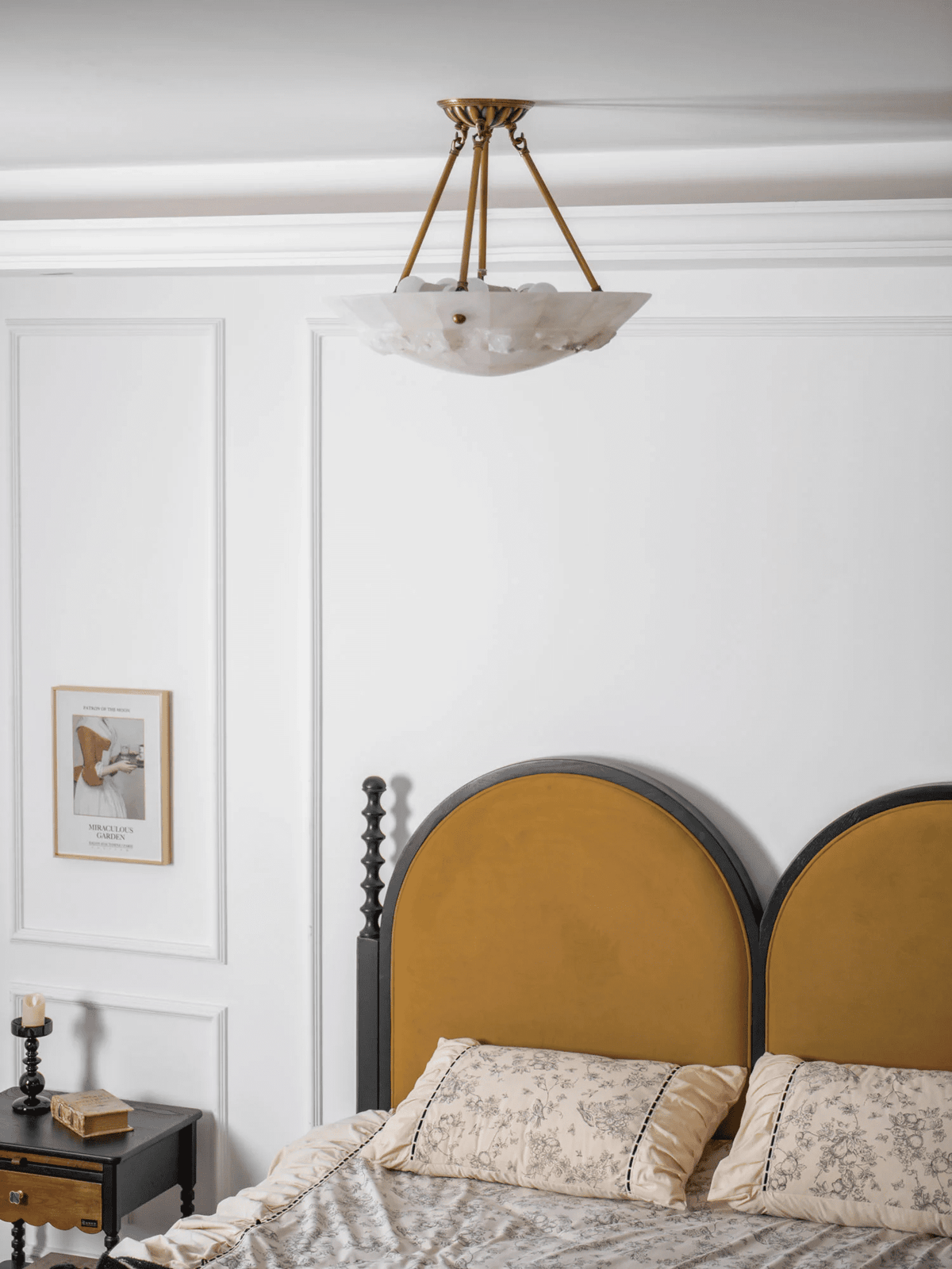 Antique Brass Ceiling Light Flush — Ceiling Light | Maison Monashee — view 10