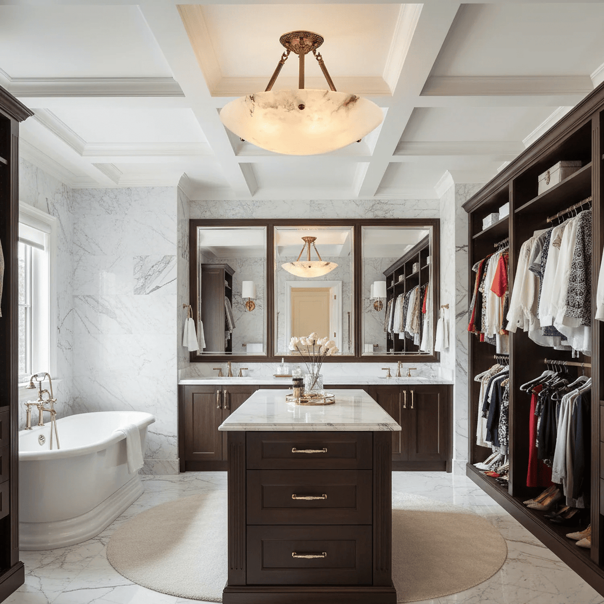 Alabaster Bowl Ceiling Light — Ceiling Light | Maison Monashee — view 6