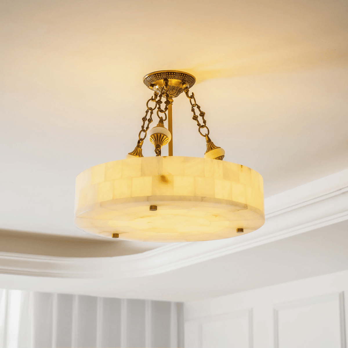 Brass Pendant Ceiling Light — Ceiling Light | Maison Monashee — view 5