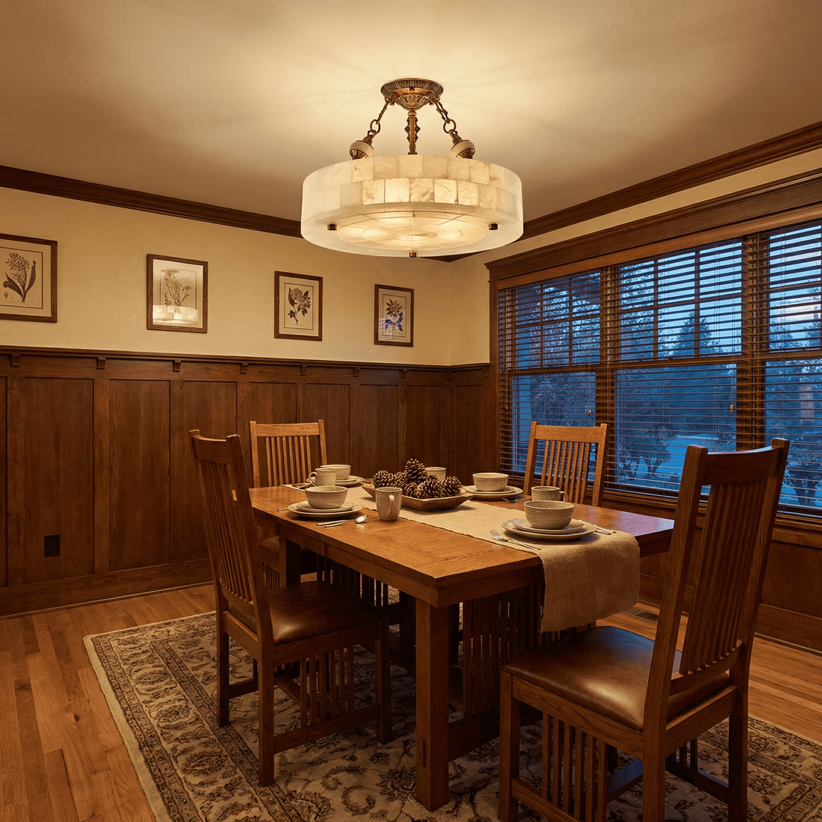 Brass Pendant Ceiling Light — Ceiling Light | Maison Monashee — view 2