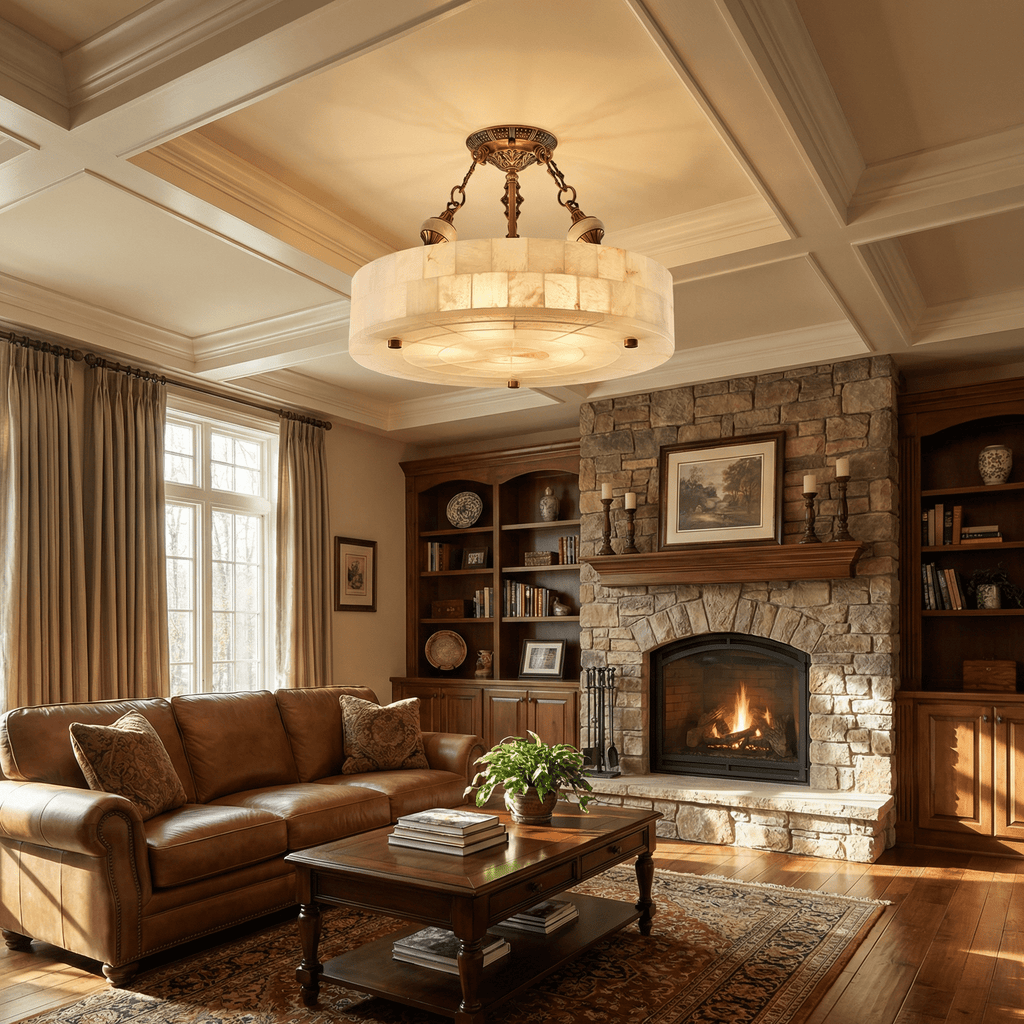 Brass Pendant Ceiling Light — Ceiling Light | Maison Monashee — view 3