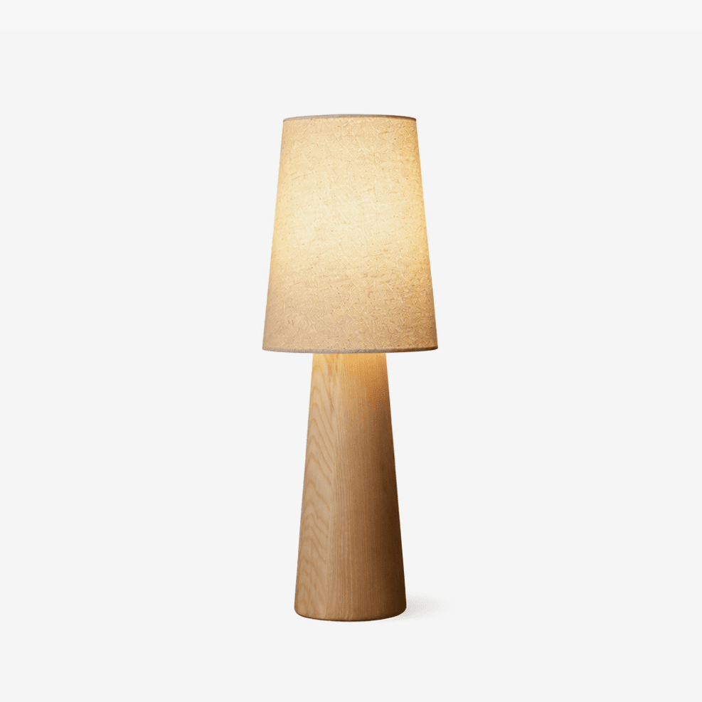 Wood Base Table Lamp — Table Lamp | Maison Monashee