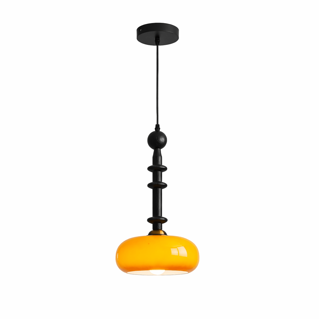 Dark Wood Pendant Light — Pendant Light | Maison Monashee — view 26