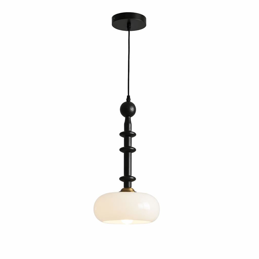 Dark Wood Pendant Light — Pendant Light | Maison Monashee — view 27