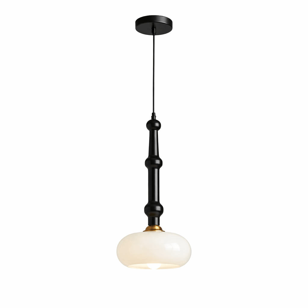 Dark Wood Pendant Light — Pendant Light | Maison Monashee — view 28