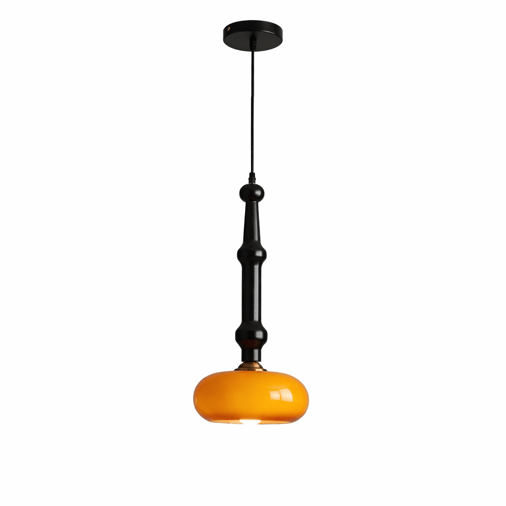 Dark Wood Pendant Light — Pendant Light | Maison Monashee — view 29