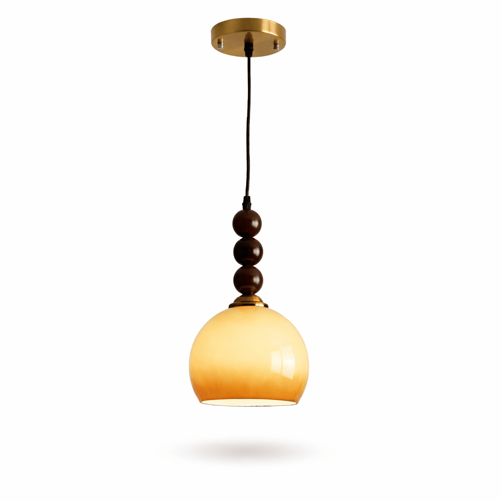 Modern Glass Globe Pendant Light — Pendant Light | Maison Monashee — view 17
