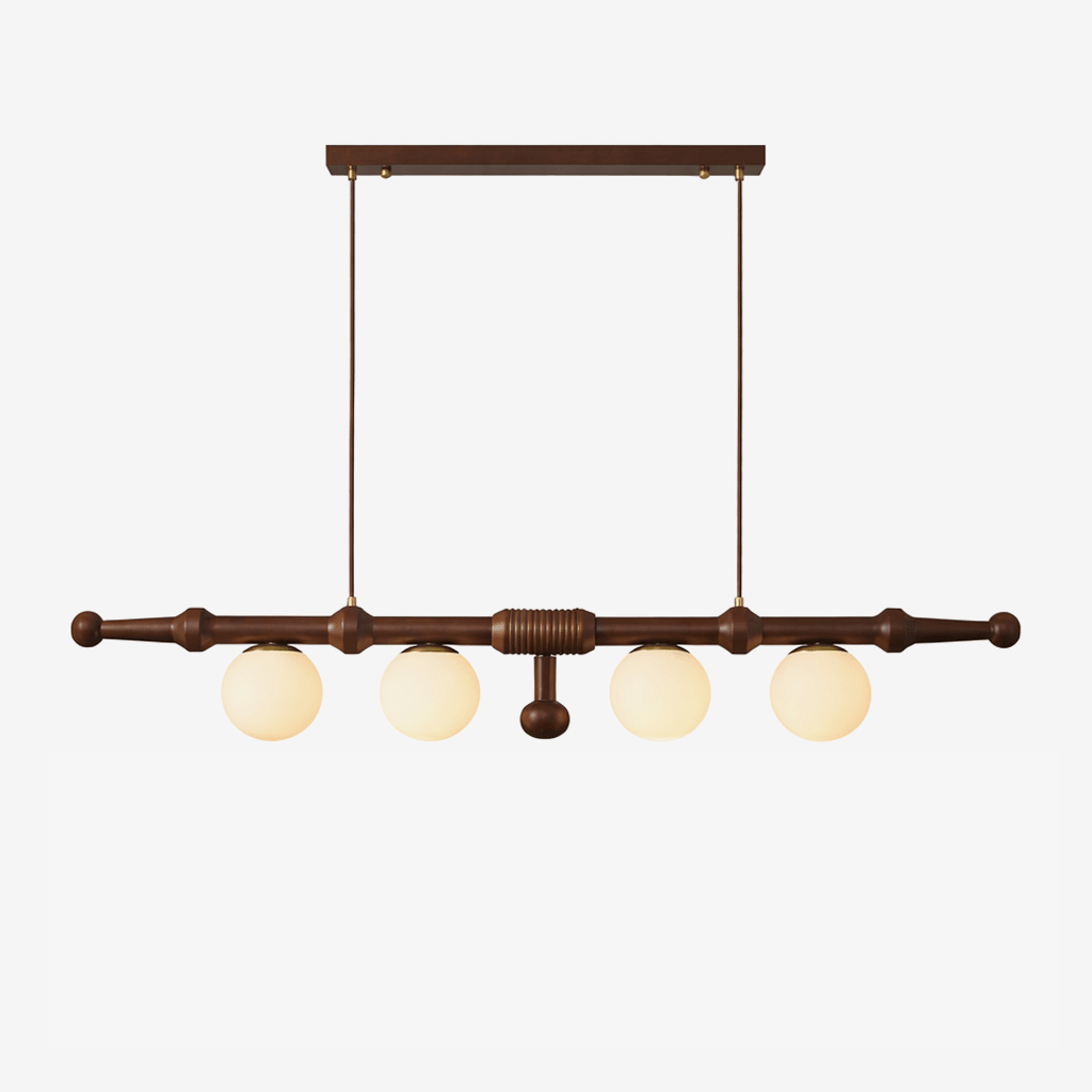 Wood Linear Chandelier — Chandelier | Maison Monashee