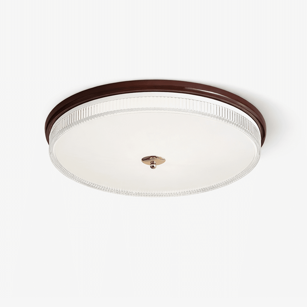 Dark Wood Flush Mount Light — Ceiling Light | Maison Monashee