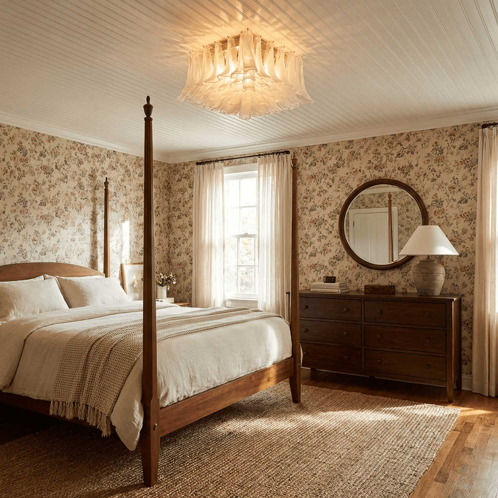 Blown Glass Flush Mount Light — Ceiling Light | Maison Monashee — view 5