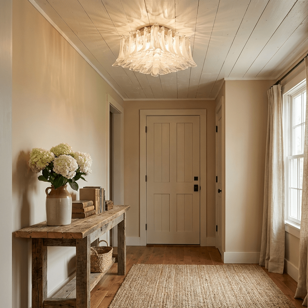 Blown Glass Flush Mount Light — Ceiling Light | Maison Monashee — view 6