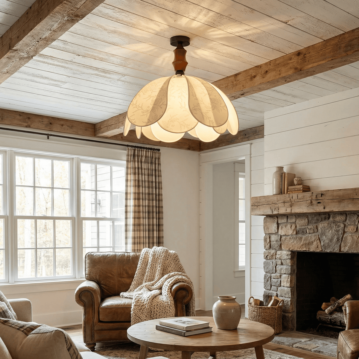 Petal Flush Mount Light — Ceiling Light | Maison Monashee — view 4