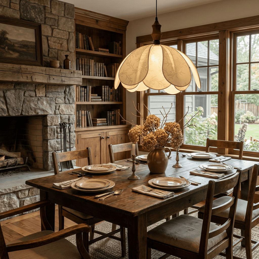 Fabric Hanging Light Fixture — Pendant Light | Maison Monashee — view 3
